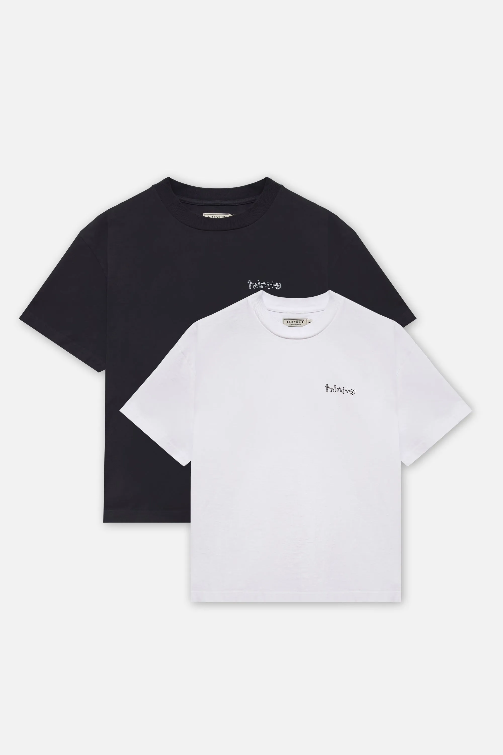 2 Pack Cropped Essential Tees