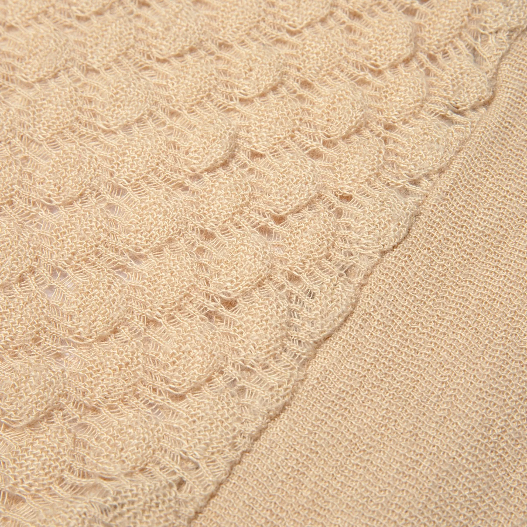 70s, Lace Knit, Mock Crochet, Resort