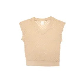 70s, Lace Knit, Mock Crochet, Resort