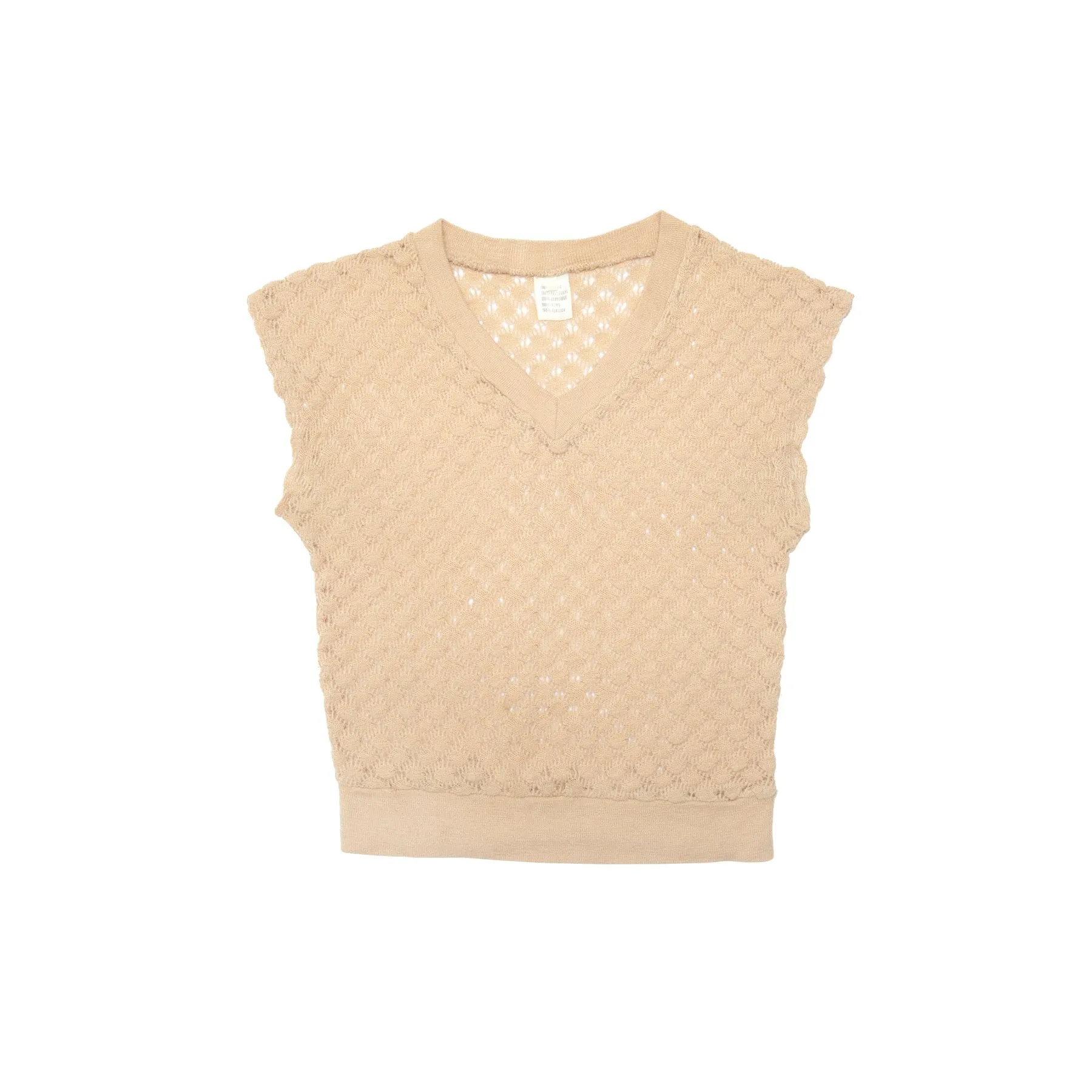 70s, Lace Knit, Mock Crochet, Resort