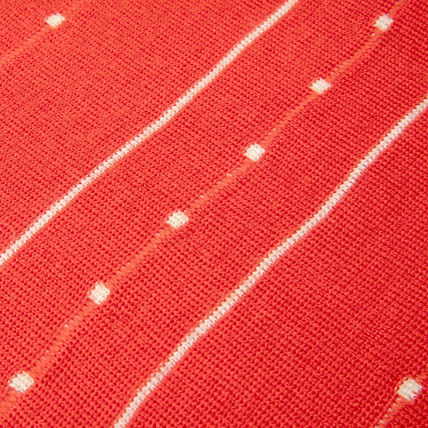 70s, Tuck-Stitched, Linear Floats, Acryl-Ganzgarn, Braille