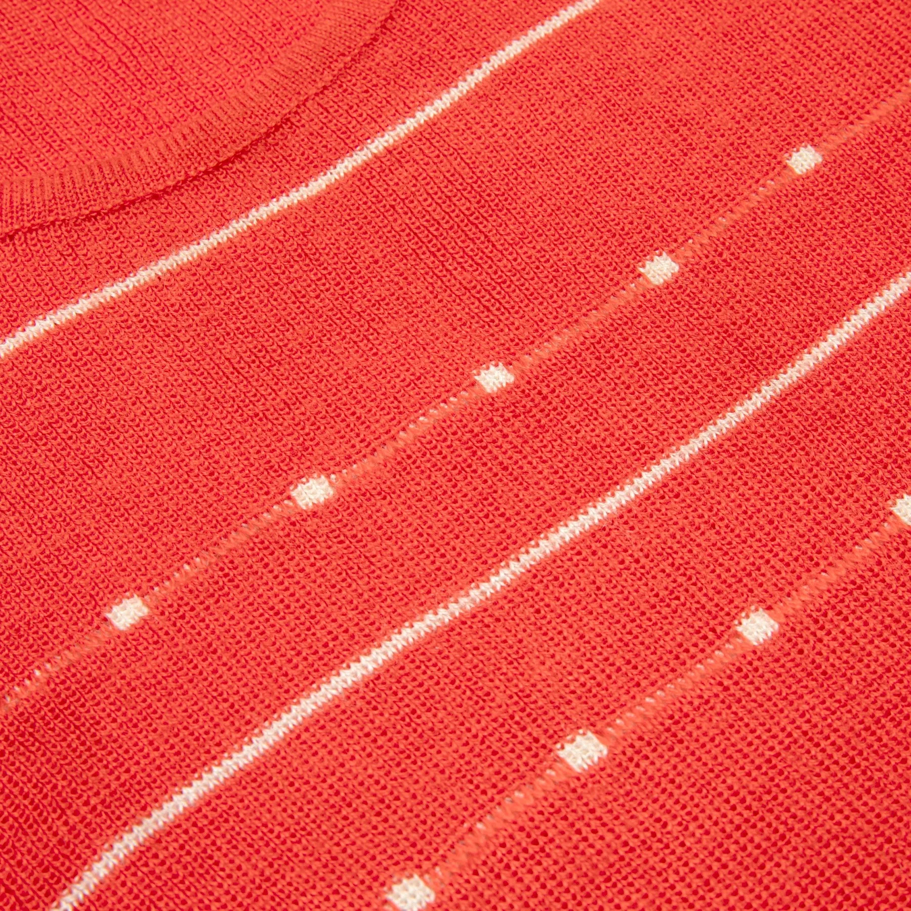 70s, Tuck-Stitched, Linear Floats, Acryl-Ganzgarn, Braille