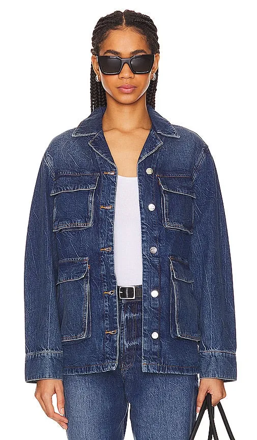 ANINE BING Alden Jacket in Blue