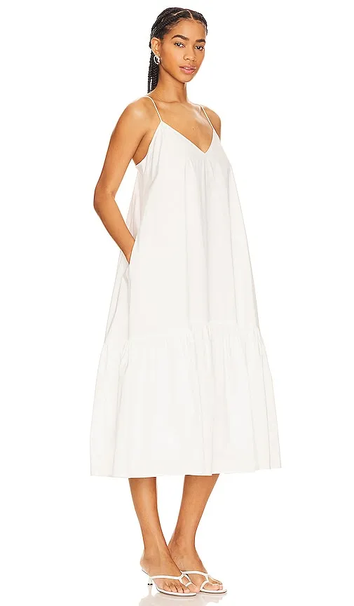 ANINE BING Averie Dress in White