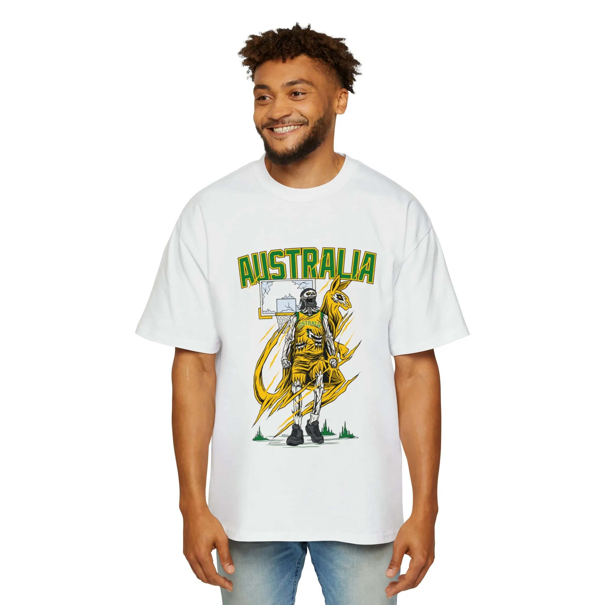 Aussie Scream Team Oversized Heavy Tee