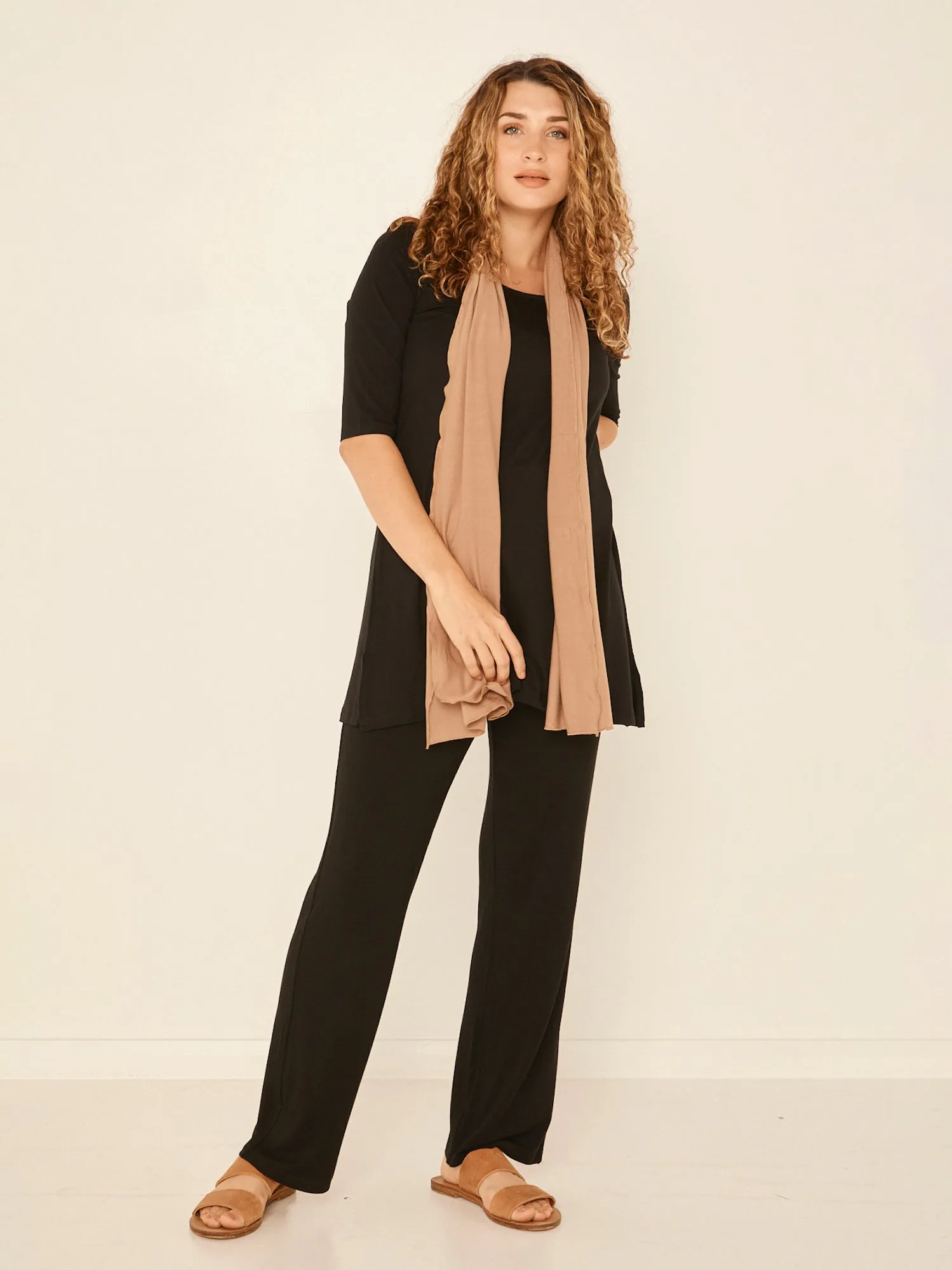Bamboo Scarf - Caramel Latte