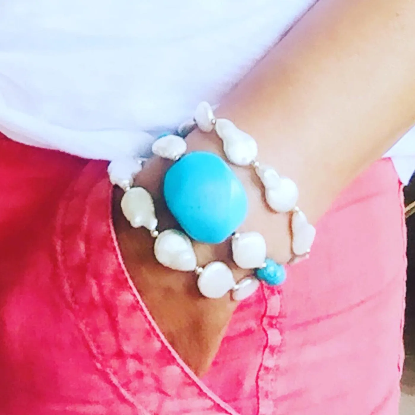 Baroque Pearl Bracelet