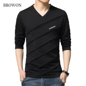 BROWON Men's T-shirt Cotton