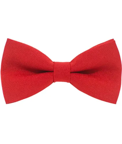 Classic Pre-Tied Bow Tie Formal Solid Tuxedo for Adults