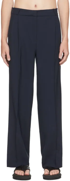 Coperni SSENSE Exclusive Navy Loose Tailored Trousers