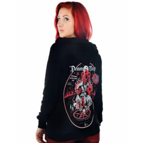 Demon Zipped Long Sleeve Shirt Hoodie