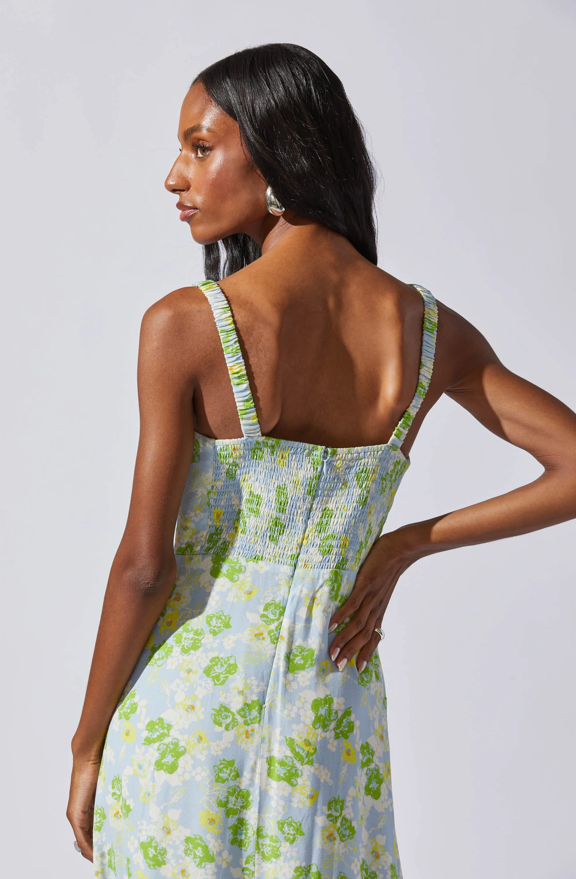 Elsie Floral Midi Dress