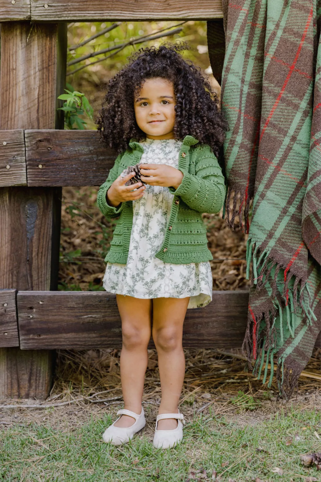 Frances Cardigan in Moss