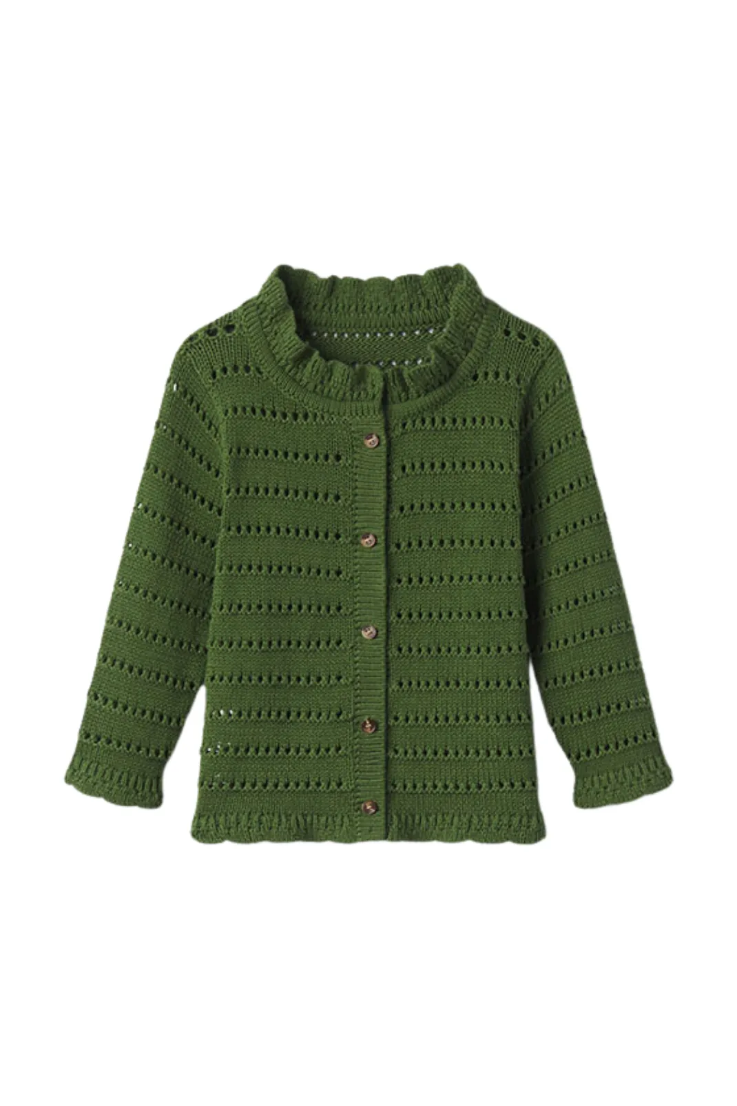 Frances Cardigan in Moss