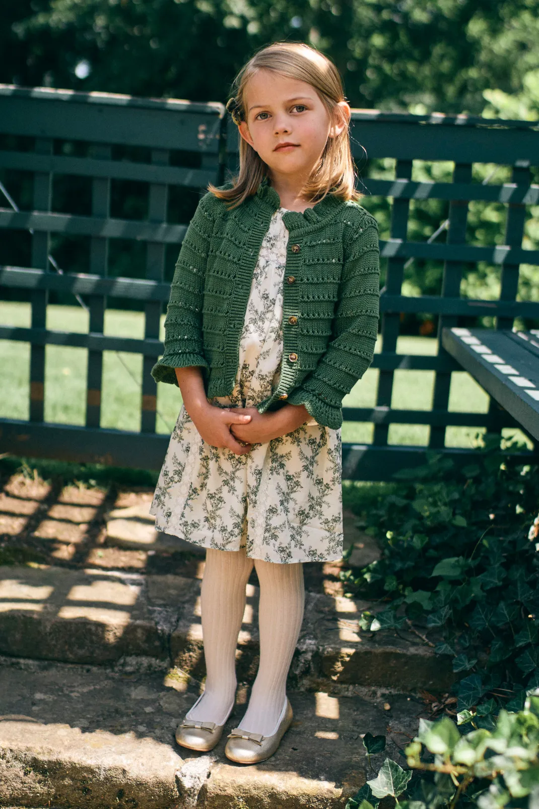 Frances Cardigan in Moss