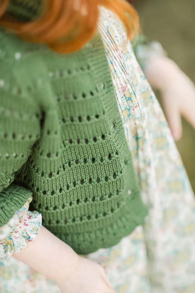 Frances Cardigan in Moss