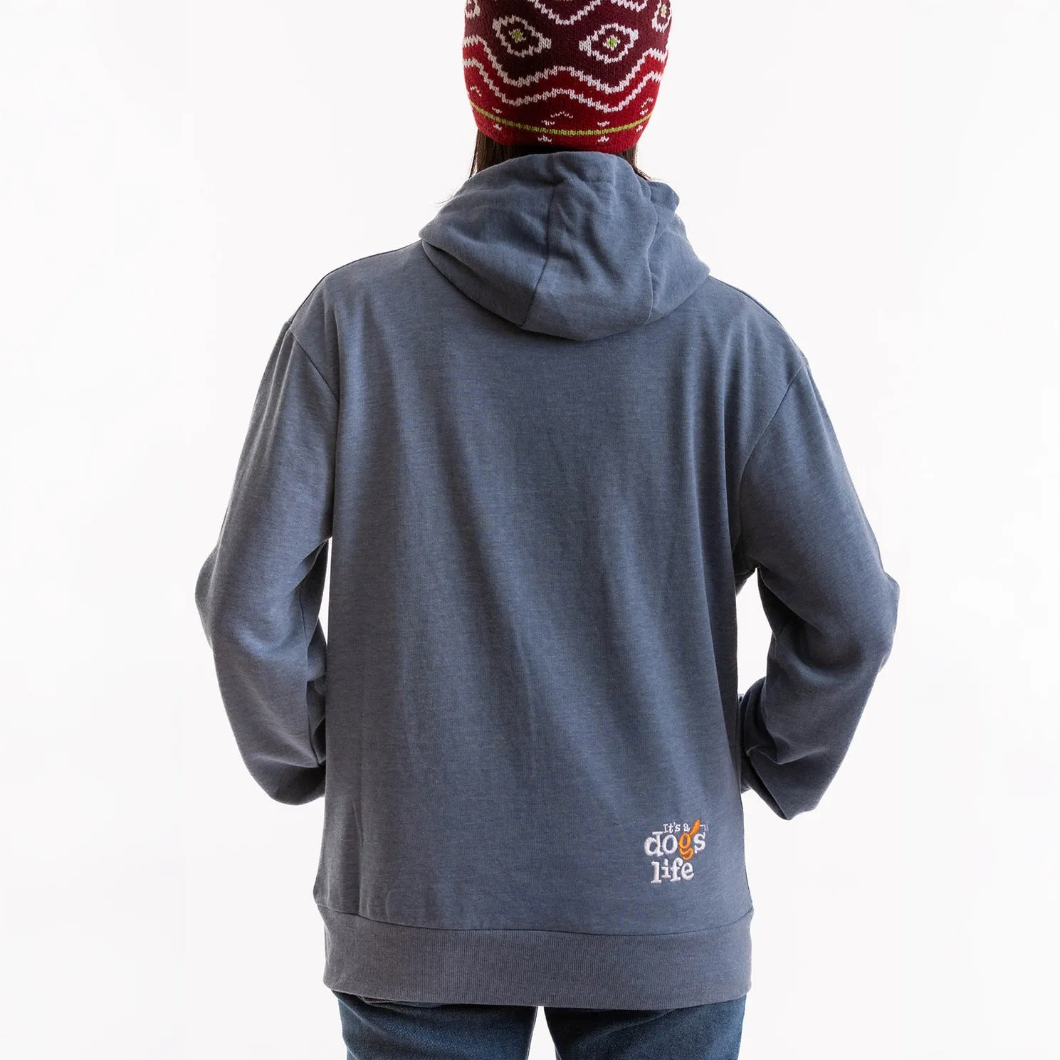 Full Zip Hoodie - Indigo Heather