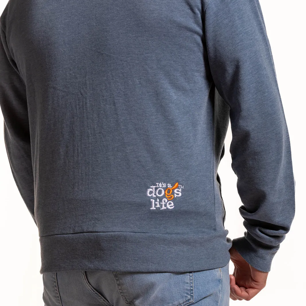 Full Zip Hoodie - Indigo Heather