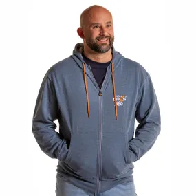 Full Zip Hoodie - Indigo Heather