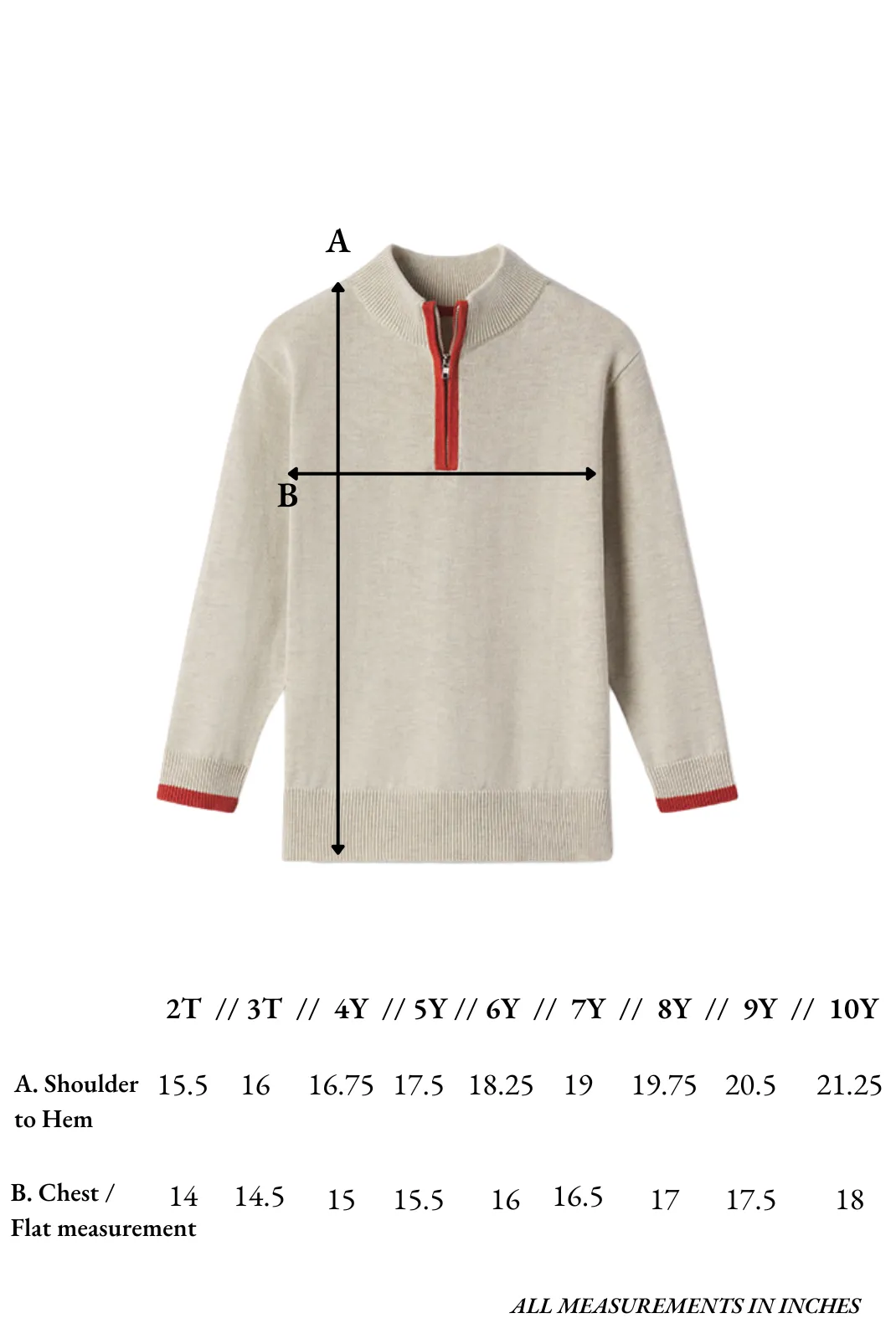Griffin Sweater in Oatmeal and Chutney