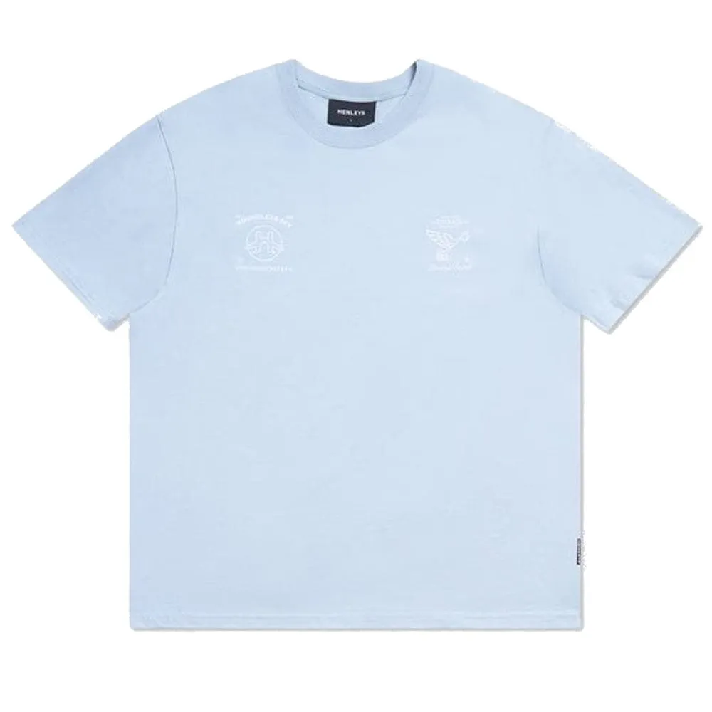 Henleys Freedom's Key Tee - Grey Sky