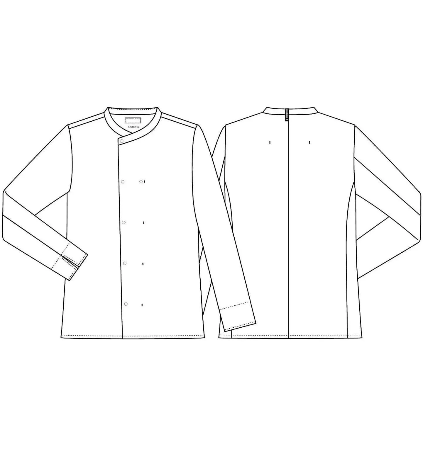 Kentaur 23691 Tencel Chef/Service Shirt (Chef Uniform)