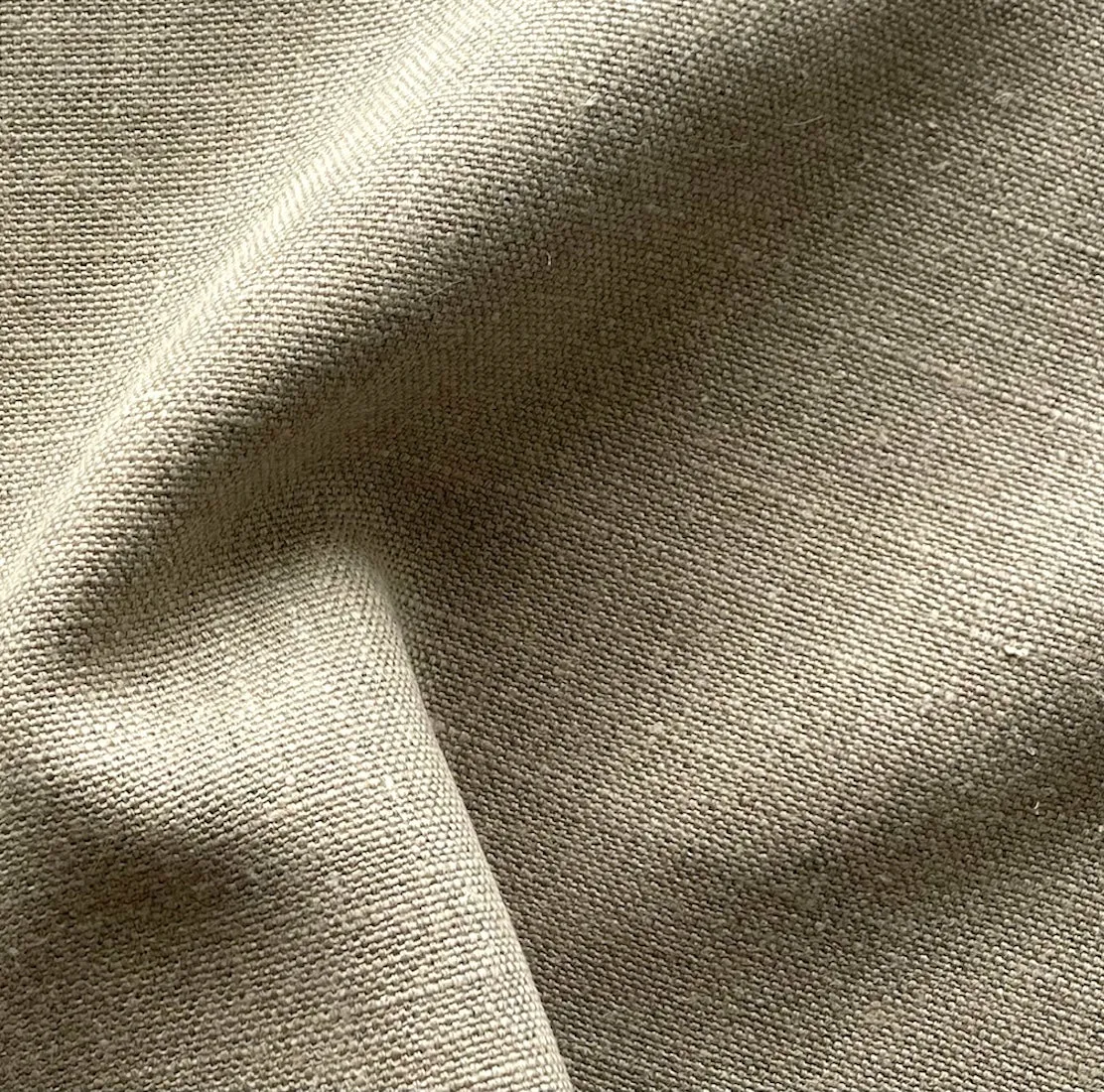 Mid-Weight Flax-Colored Linen (Made in Poland)