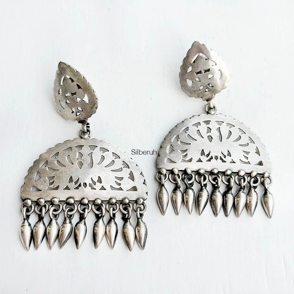 Mughalsarai Silver Tribal Earring