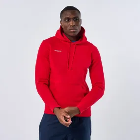 Omnitau Adult's Team Sports Organic Cotton Hoodie - Red