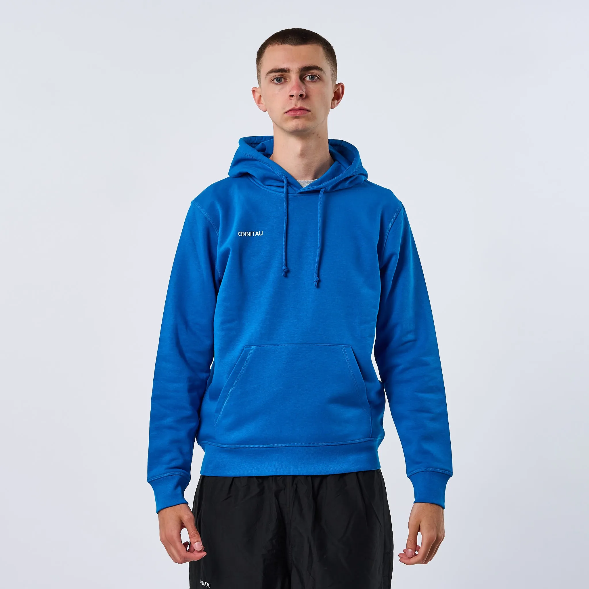 Omnitau Adult's Team Sports Organic Cotton Hoodie - Royal Blue