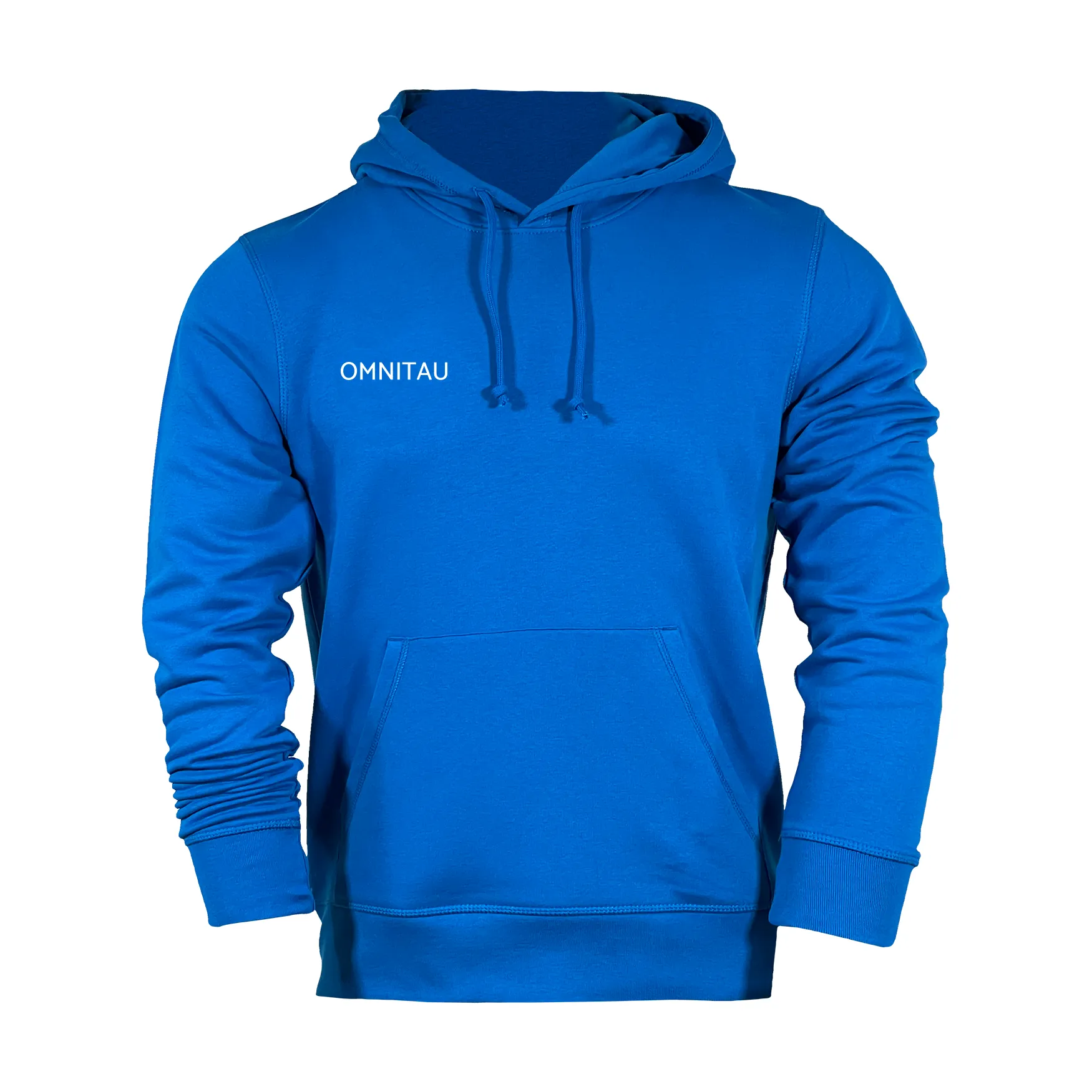 Omnitau Adult's Team Sports Organic Cotton Hoodie - Royal Blue