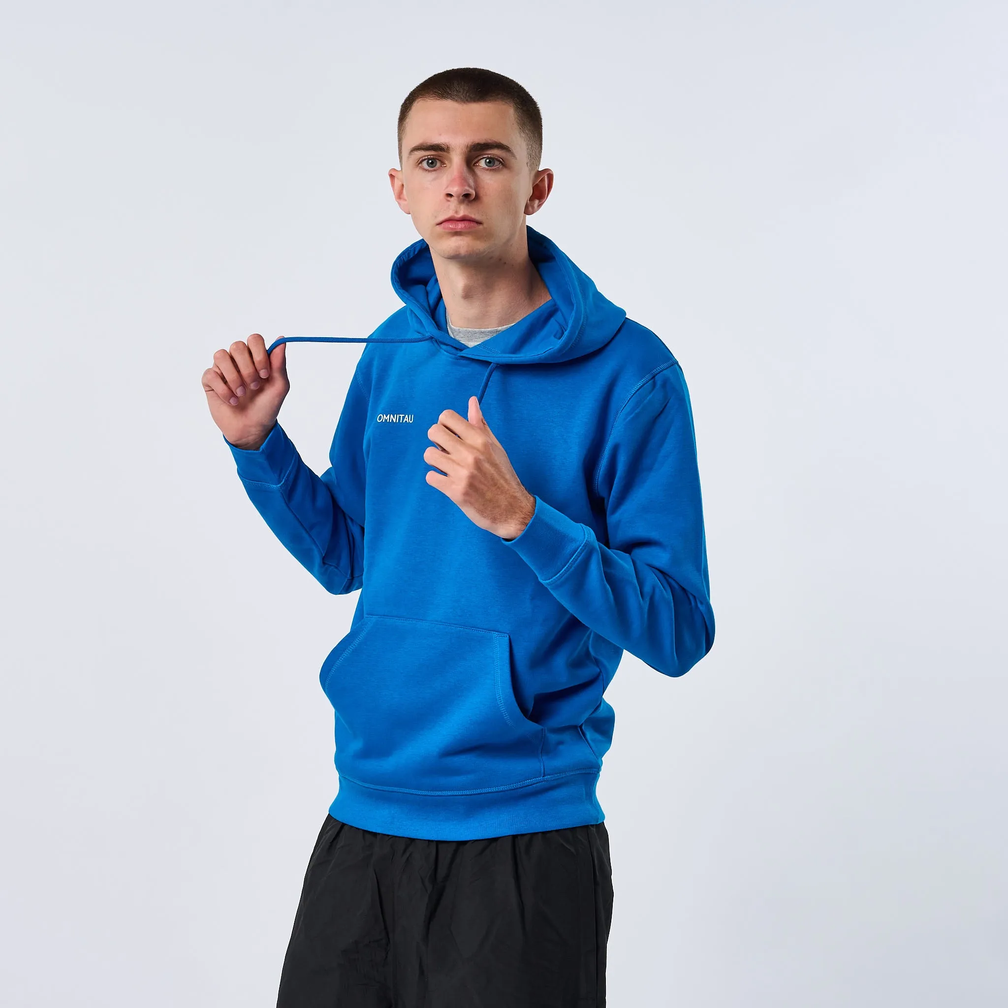 Omnitau Adult's Team Sports Organic Cotton Hoodie - Royal Blue