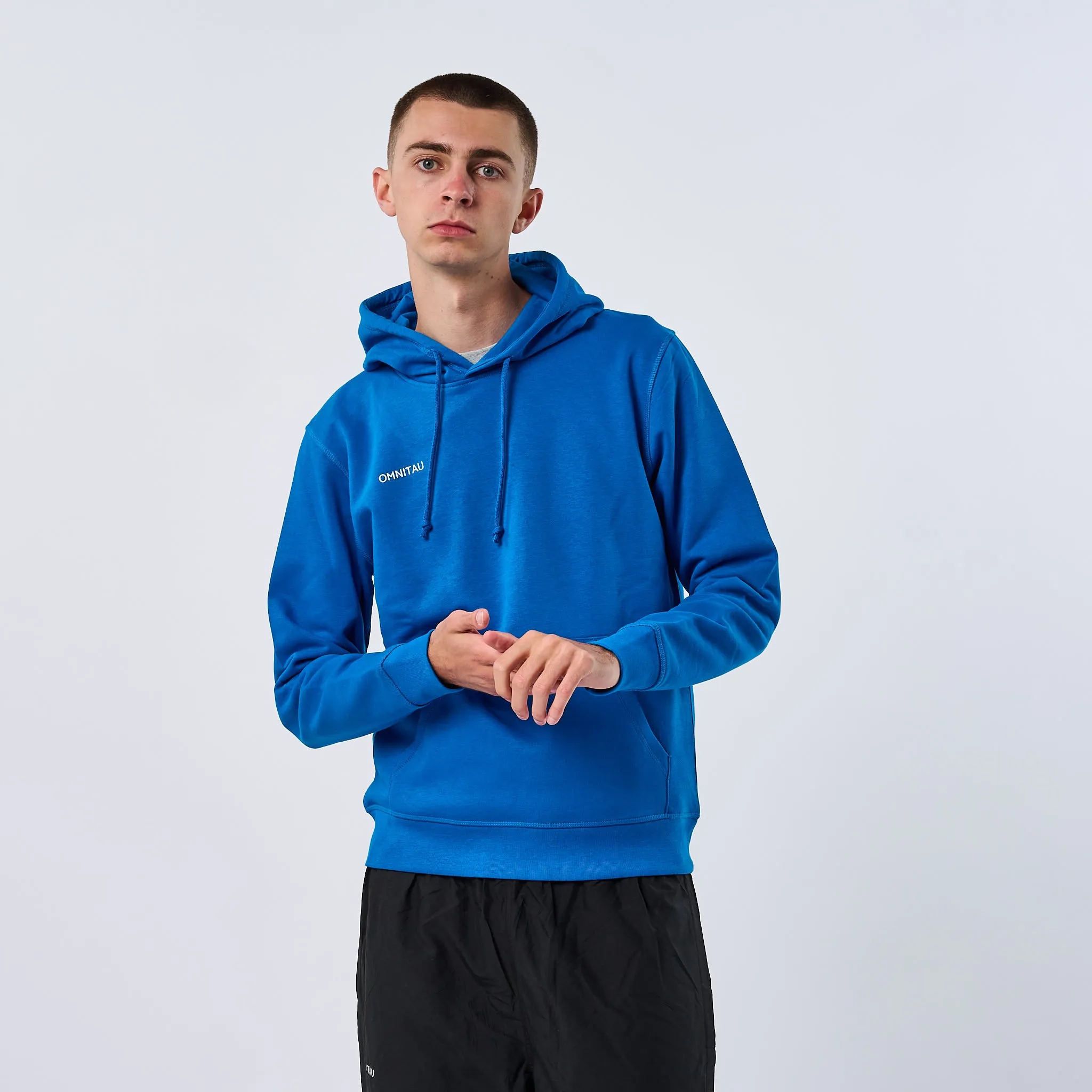 Omnitau Adult's Team Sports Organic Cotton Hoodie - Royal Blue