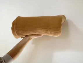 Organic Pecan Brown Waffle Knit