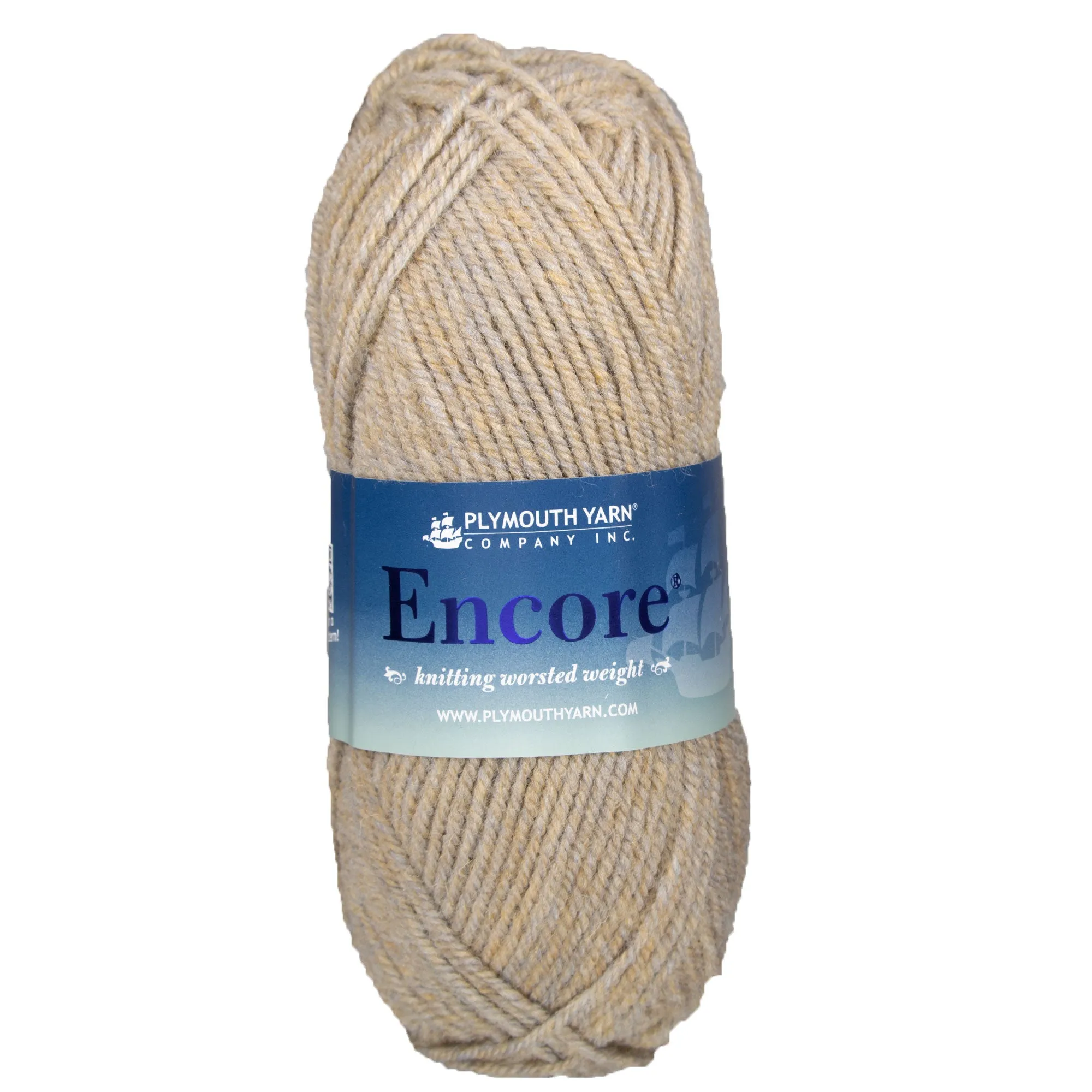 Plymouth Yarn Encore Worsted Yarn - 1415 Fawn Mix