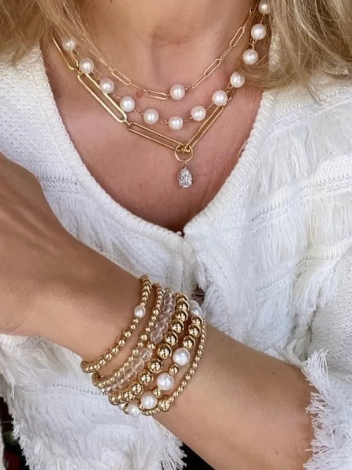 Silver Bead Bracelet Classic