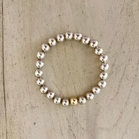 Silver Bead Bracelet Classic