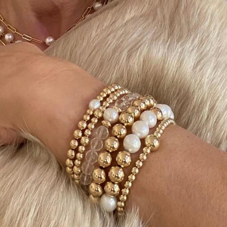 Silver Bead Bracelet Classic