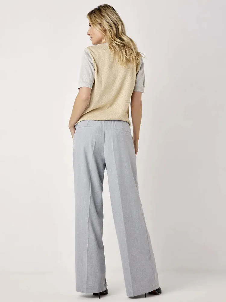 Summum Wide Leg Trousers Fog