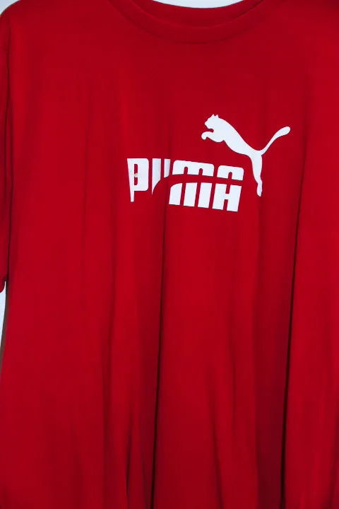 Vintage red puma essential mens XL tees
