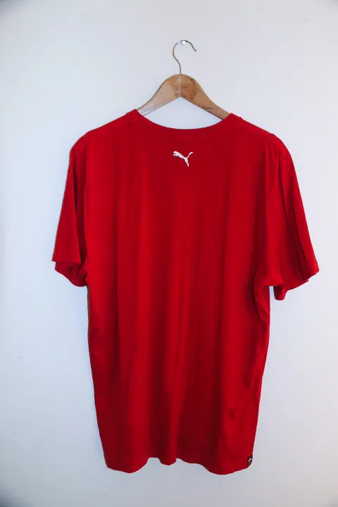 Vintage red puma essential mens XL tees