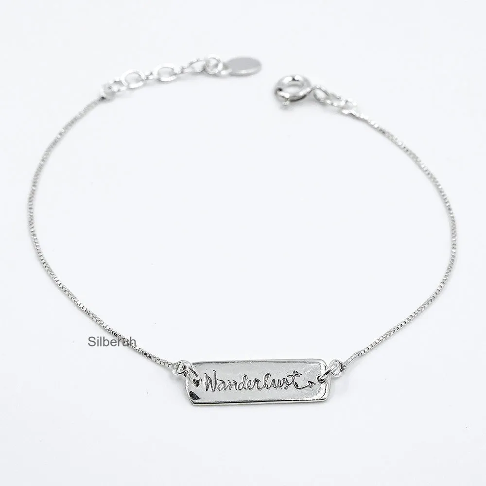 Wanderlust Silver Bracelet