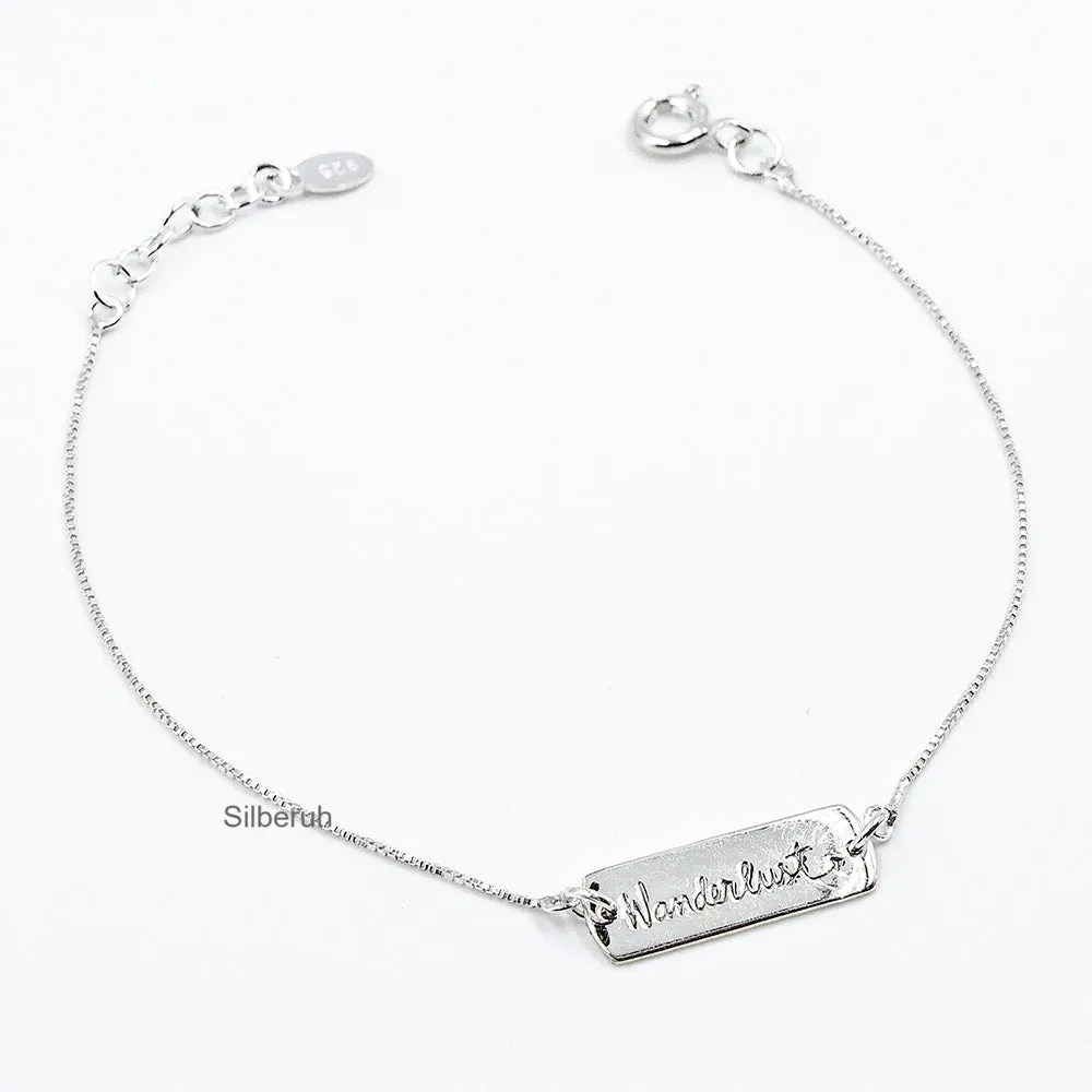 Wanderlust Silver Bracelet