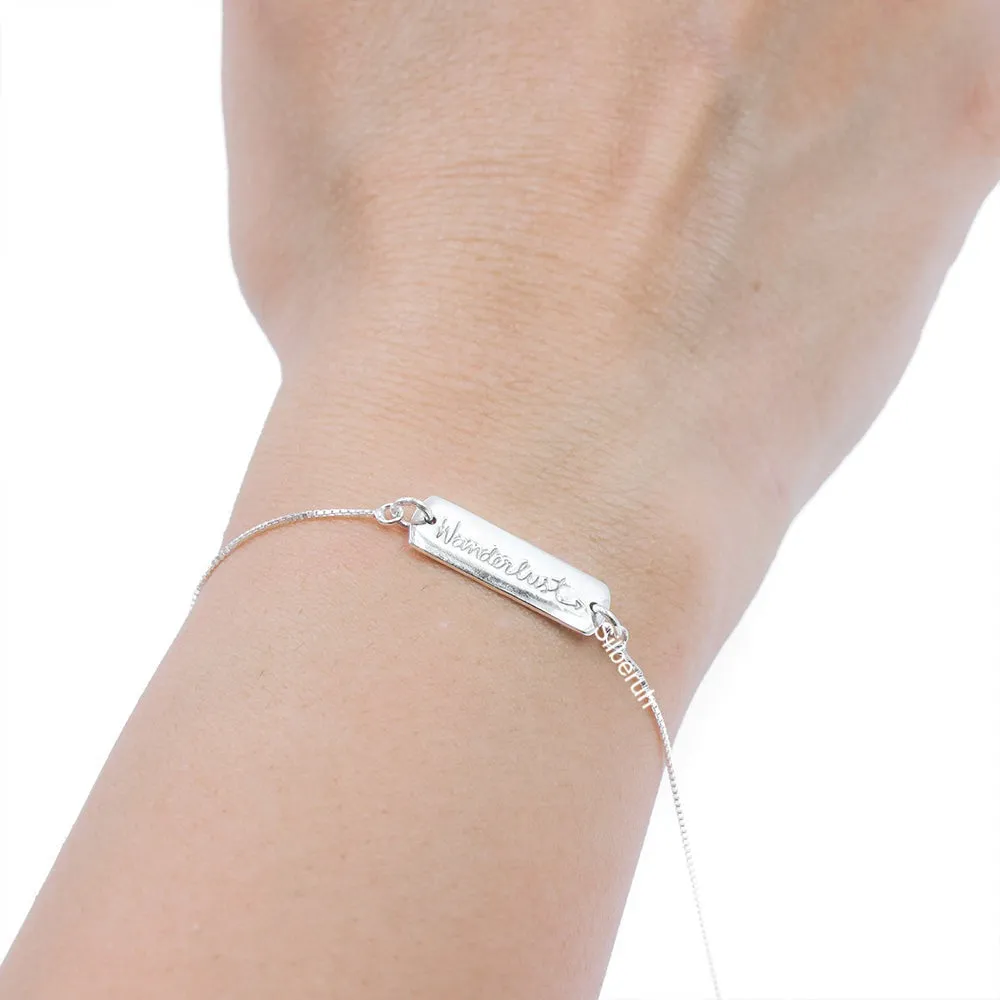 Wanderlust Silver Bracelet
