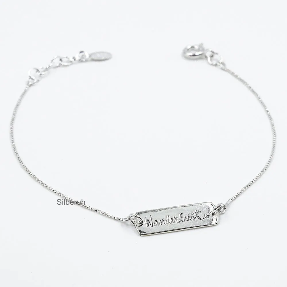 Wanderlust Silver Bracelet