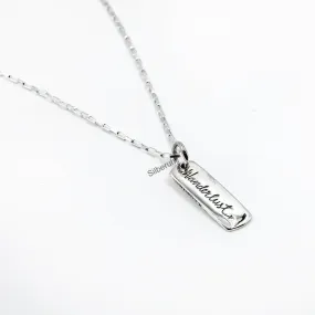 Wanderlust Silver Pendant
