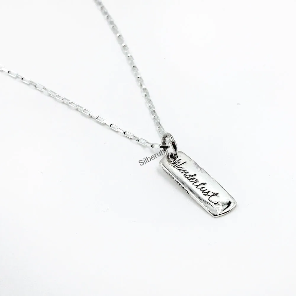 Wanderlust Silver Pendant