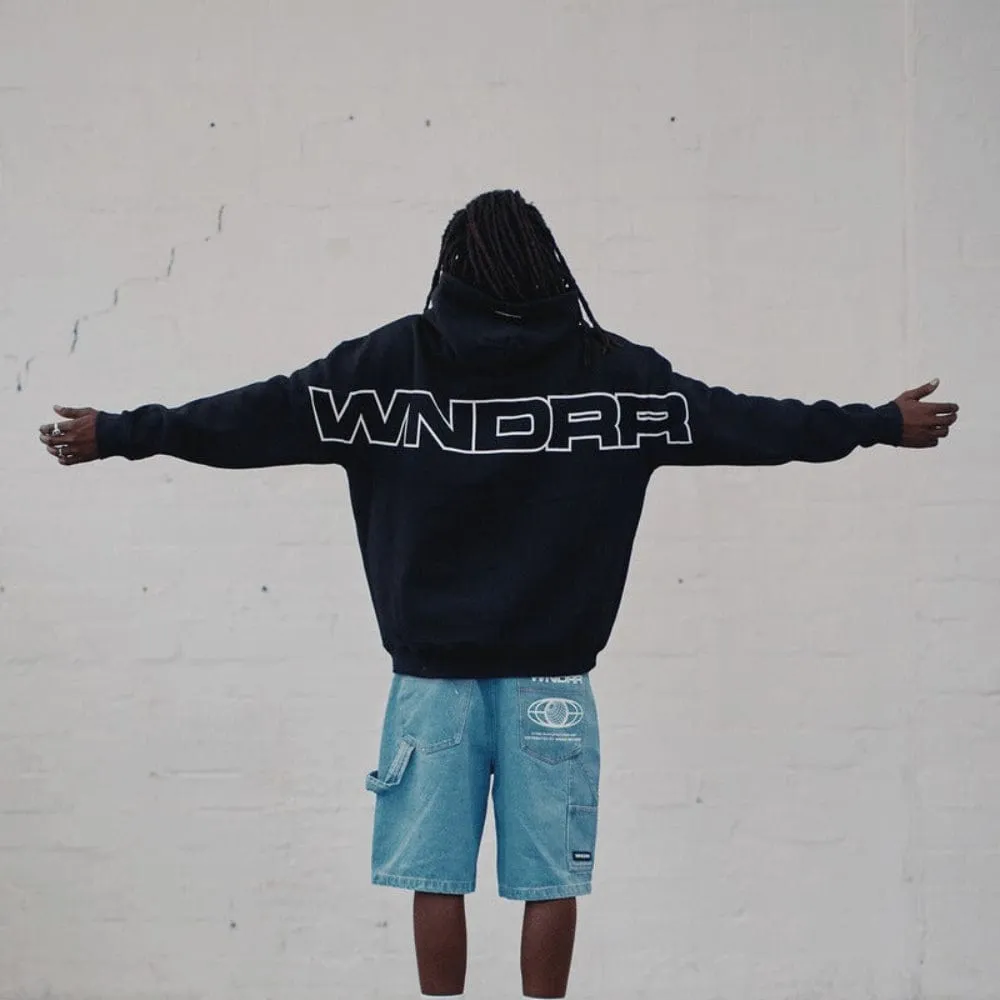 WNDRR Patron Hood Sweat - Black