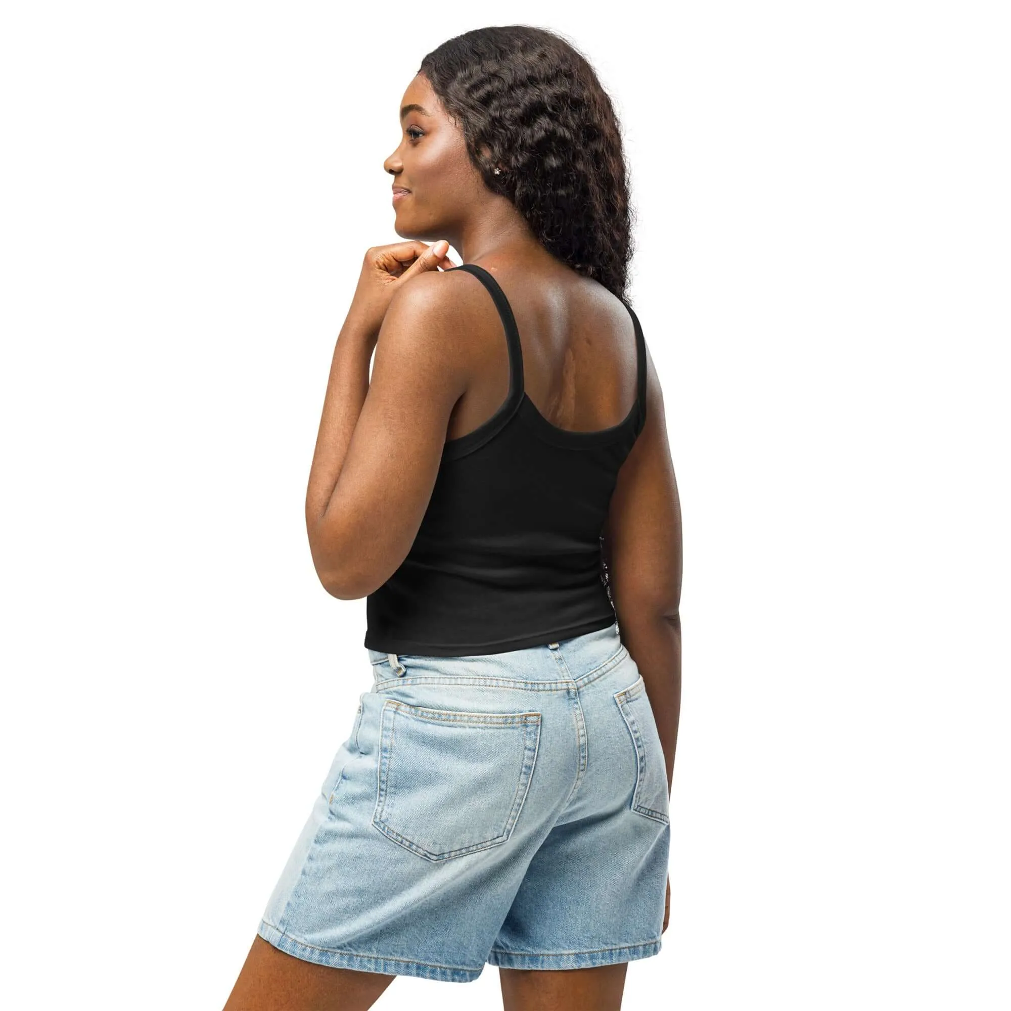Women’s Micro-Rib Tank Top | Intergalactic Space Force Logo