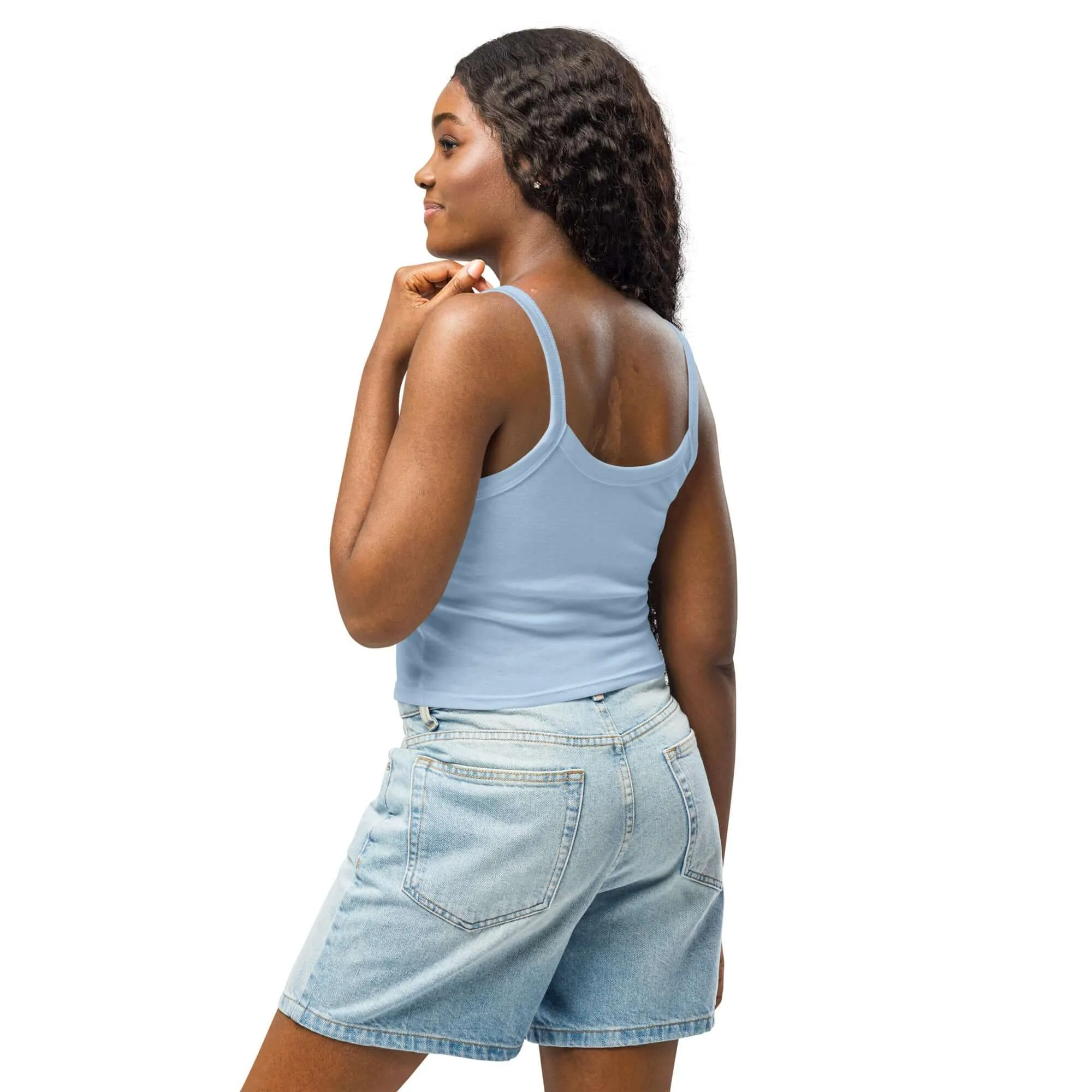 Women’s Micro-Rib Tank Top | Intergalactic Space Force Logo